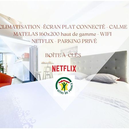 Studio Atypique Et Cosy, Classe "Gite De France" 5Min Centre, 15Min Gare, Lit Queen Size "Climatisation, Netflix Et Wifi, Parking, Lave Vaisselle, Boite A Cles Pour Arrivee Tardive - Gites La Tarine Албервил Екстериор снимка